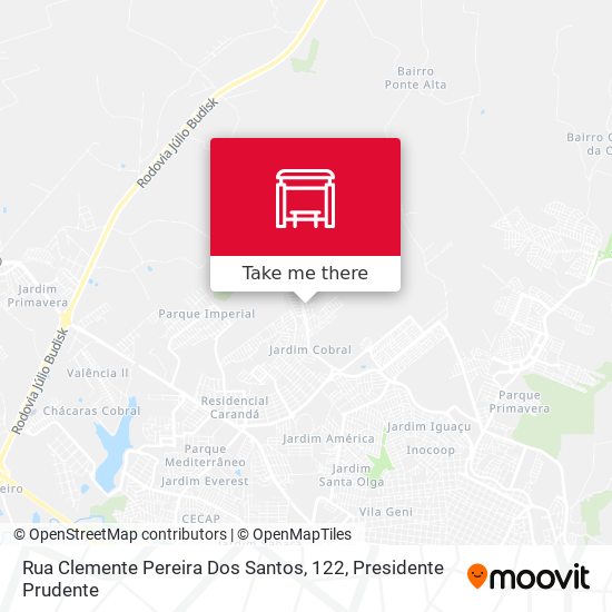 Rua Clemente Pereira Dos Santos, 122 map