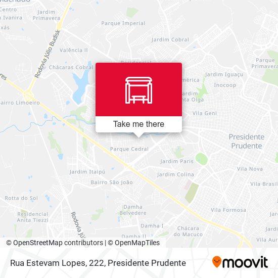 Rua Estevam Lopes, 222 map