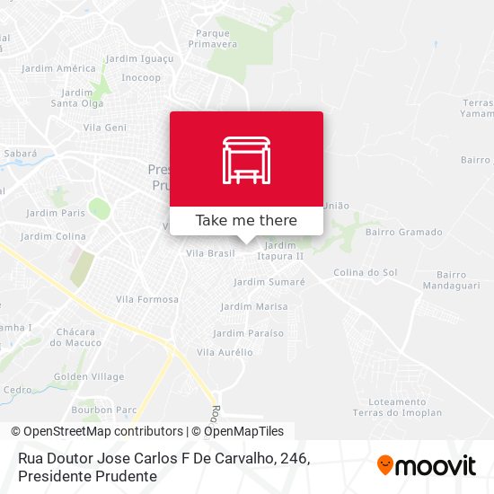 Rua Doutor Jose Carlos F De Carvalho, 246 map