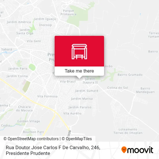 Rua Doutor Jose Carlos F De Carvalho, 246 map