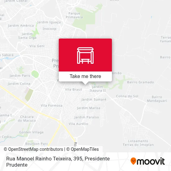 Rua Manoel Rainho Teixeira, 395 map