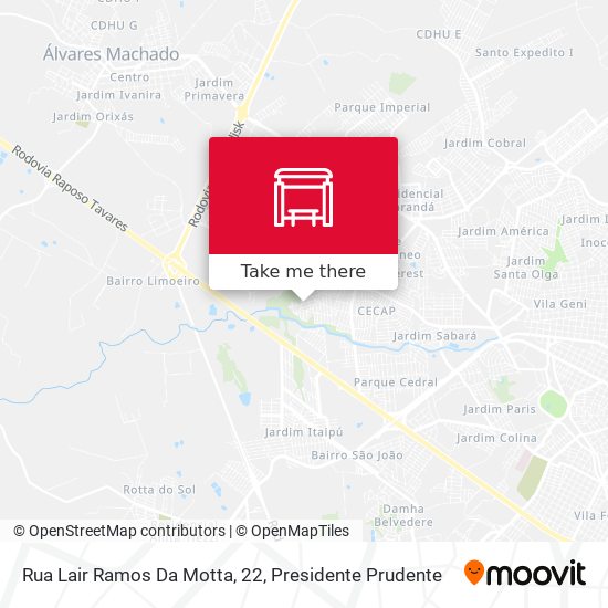 Rua Lair Ramos Da Motta, 22 map
