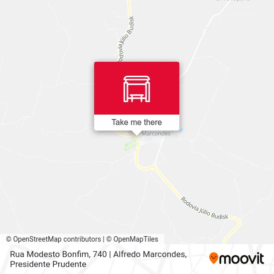 Rua Modesto Bonfim, 740 | Alfredo Marcondes map