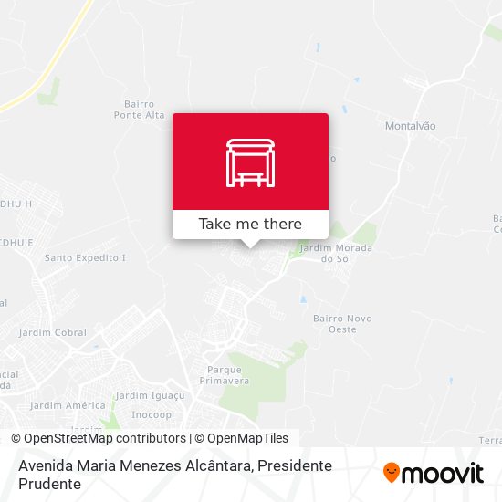 Avenida Maria Menezes Alcântara map