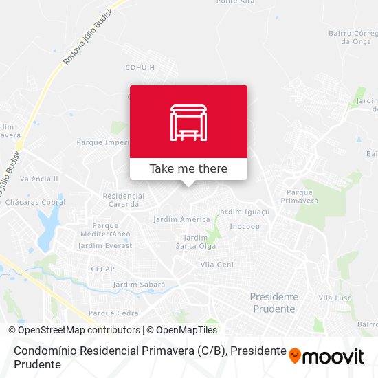 Condomínio Residencial Primavera (C / B) map
