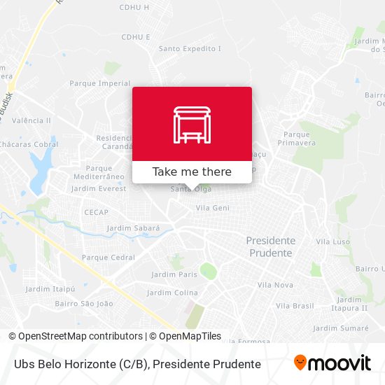 Ubs Belo Horizonte (C/B) map