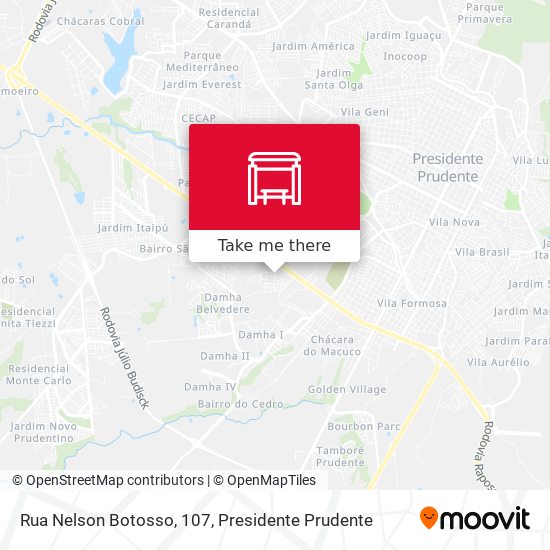 Rua Nelson Botosso, 107 map