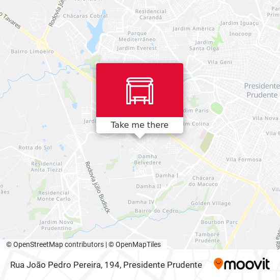 Rua João Pedro Pereira, 194 map