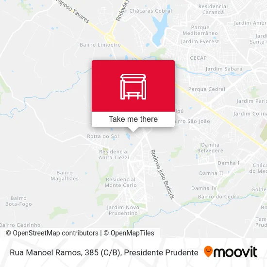Rua Manoel Ramos, 385 (C/B) map
