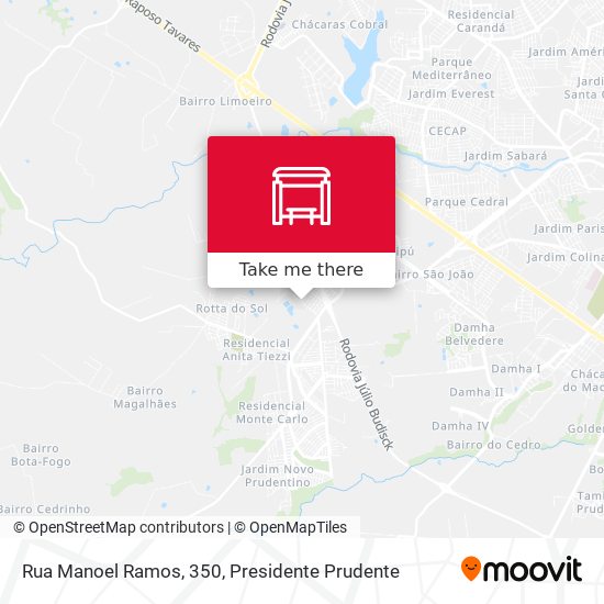 Mapa Rua Manoel Ramos, 350