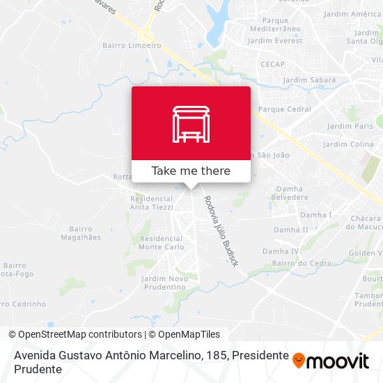 Avenida Gustavo Antônio Marcelino, 185 map