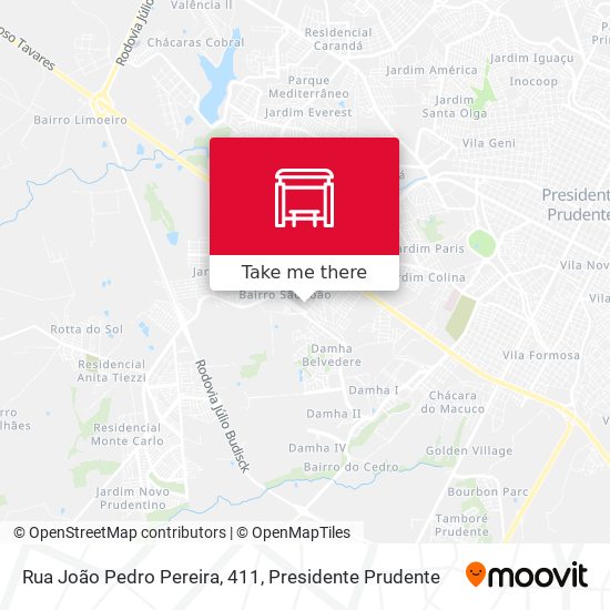Rua João Pedro Pereira, 411 map