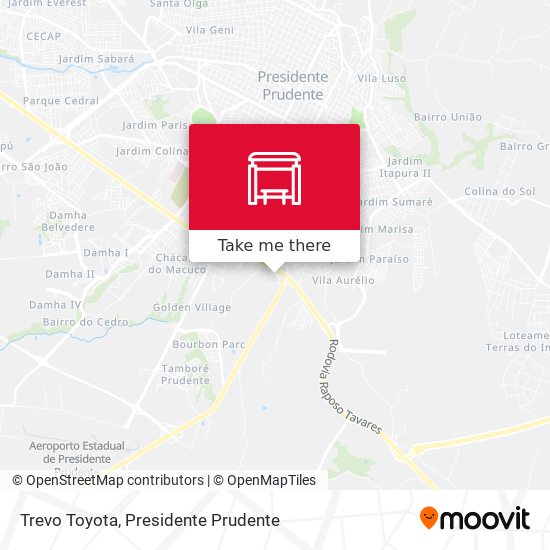 Trevo Toyota map