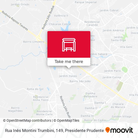 Rua Inês Montini Trumbini, 149 map