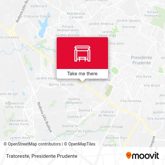 Tratoreste map