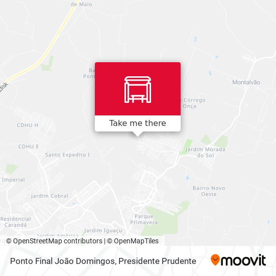 Ponto Final João Domingos map