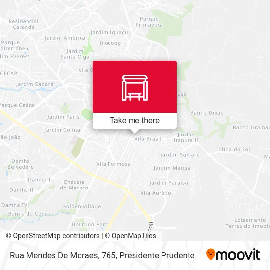 Rua Mendes De Moraes, 765 map