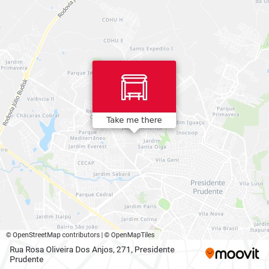 Mapa Rua Rosa Oliveira Dos Anjos, 271