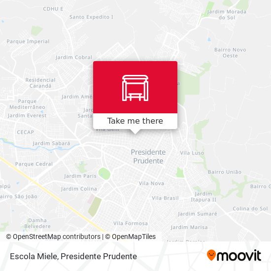 Mapa Escola Miele