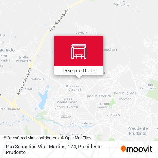Rua Sebastião Vital Martins, 174 map