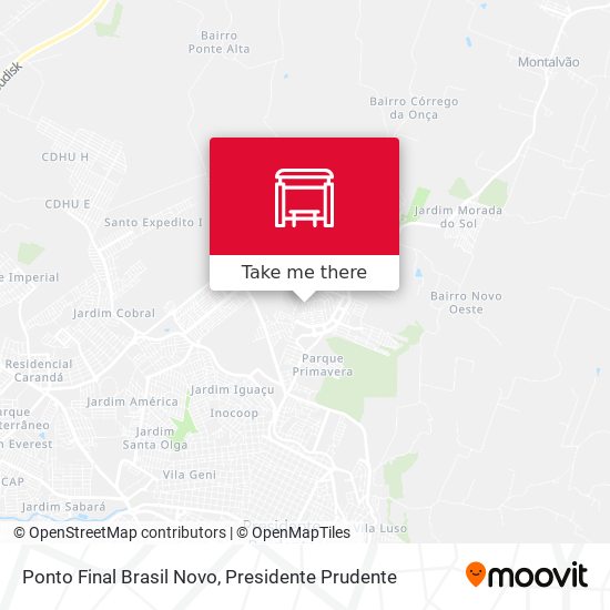 Ponto Final Brasil Novo map