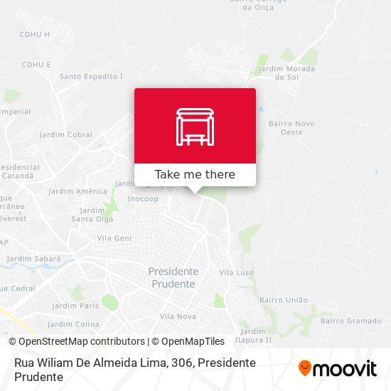 Rua Wiliam De Almeida Lima, 306 map