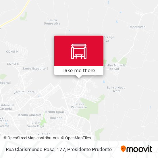 Rua Clarismundo Rosa, 177 map