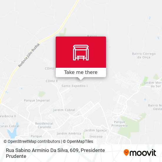 Rua Sabino Armínio Da Silva, 609 map