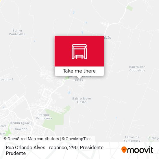 Mapa Rua Orlando Alves Trabanco, 290