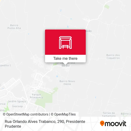 Rua Orlando Alves Trabanco, 290 map