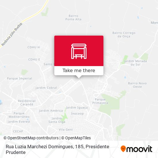 Rua Luzia Marchezi Domingues, 185 map