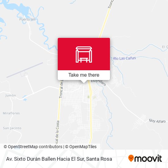 Av. Sixto Durán Ballen Hacia El Sur map