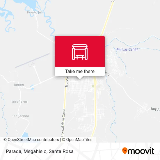Parada, Megahielo map