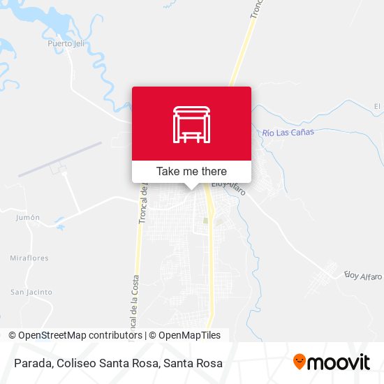 Parada, Coliseo Santa Rosa map