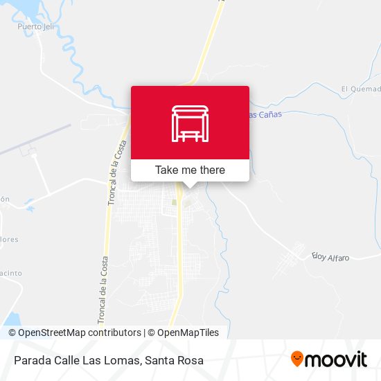 Parada Calle Las Lomas map