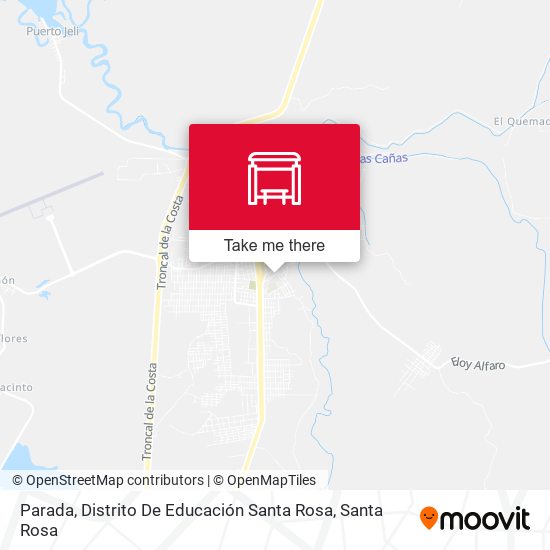 Parada, Distrito De Educación Santa Rosa map