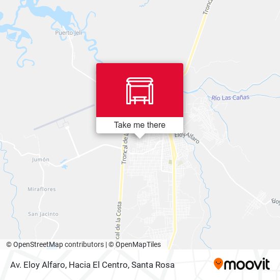 Mapa de Av. Eloy Alfaro, Hacia El Centro