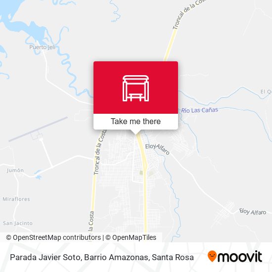 Mapa de Parada Javier Soto, Barrio Amazonas
