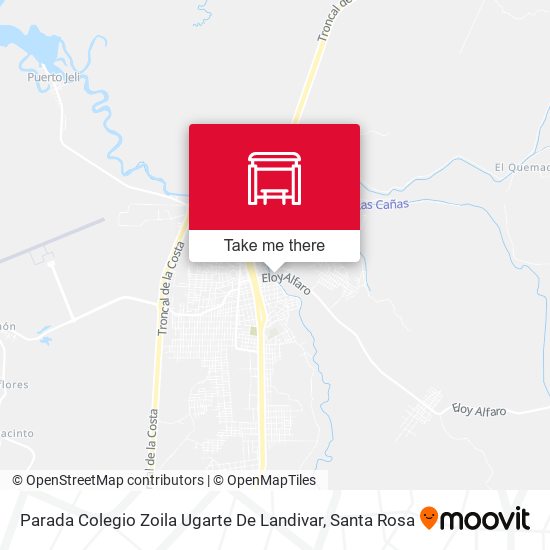 Mapa de Parada Colegio Zoila Ugarte De Landivar