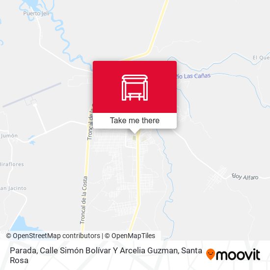 Parada, Calle Simón Bolívar Y Arcelia Guzman map
