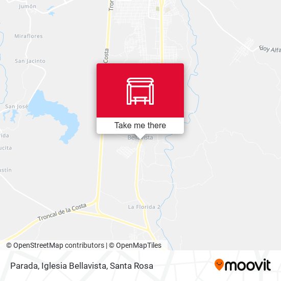 Parada, Iglesia Bellavista map