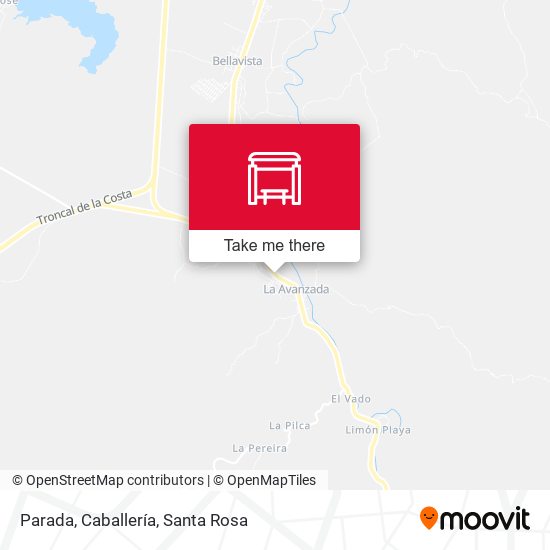 Parada, Caballería map