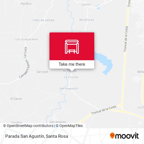 Mapa de Parada San Agustín