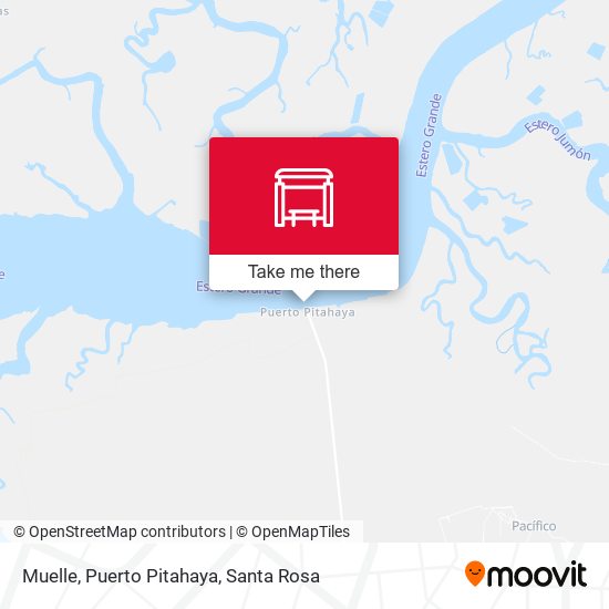 Muelle, Puerto Pitahaya map