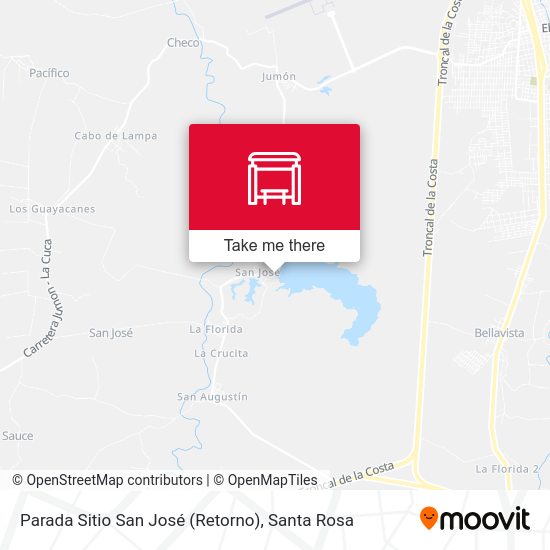 Parada Sitio San José (Retorno) map