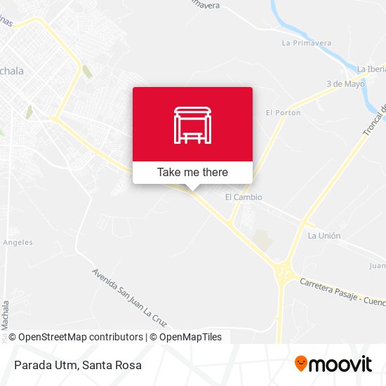 Parada Utm map