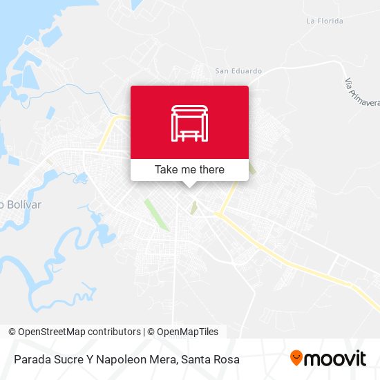 Mapa de Parada Sucre Y Napoleon Mera