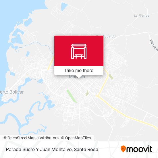 Mapa de Parada Sucre Y Juan Montalvo