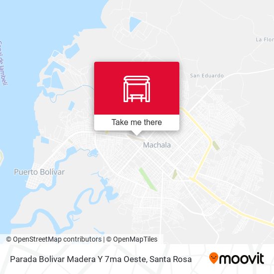 Mapa de Parada Bolivar Madera Y 7ma Oeste