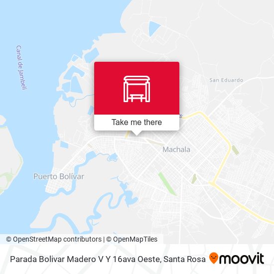 Parada Bolivar Madero V Y 16ava Oeste map